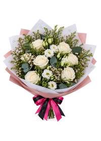 Premium Bouquet of Pink Roses