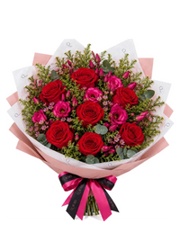Premium Bouquet of Pink Roses