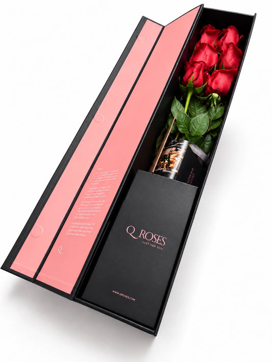 Flute Box de Rosas Vermelhas