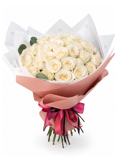Ramo Prestige 50 - Rosas Brancas