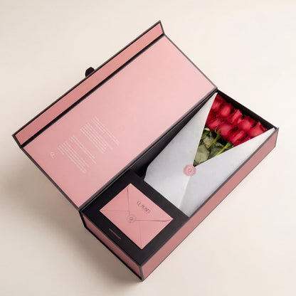 Caixa de 18 Rosas Vermelhas