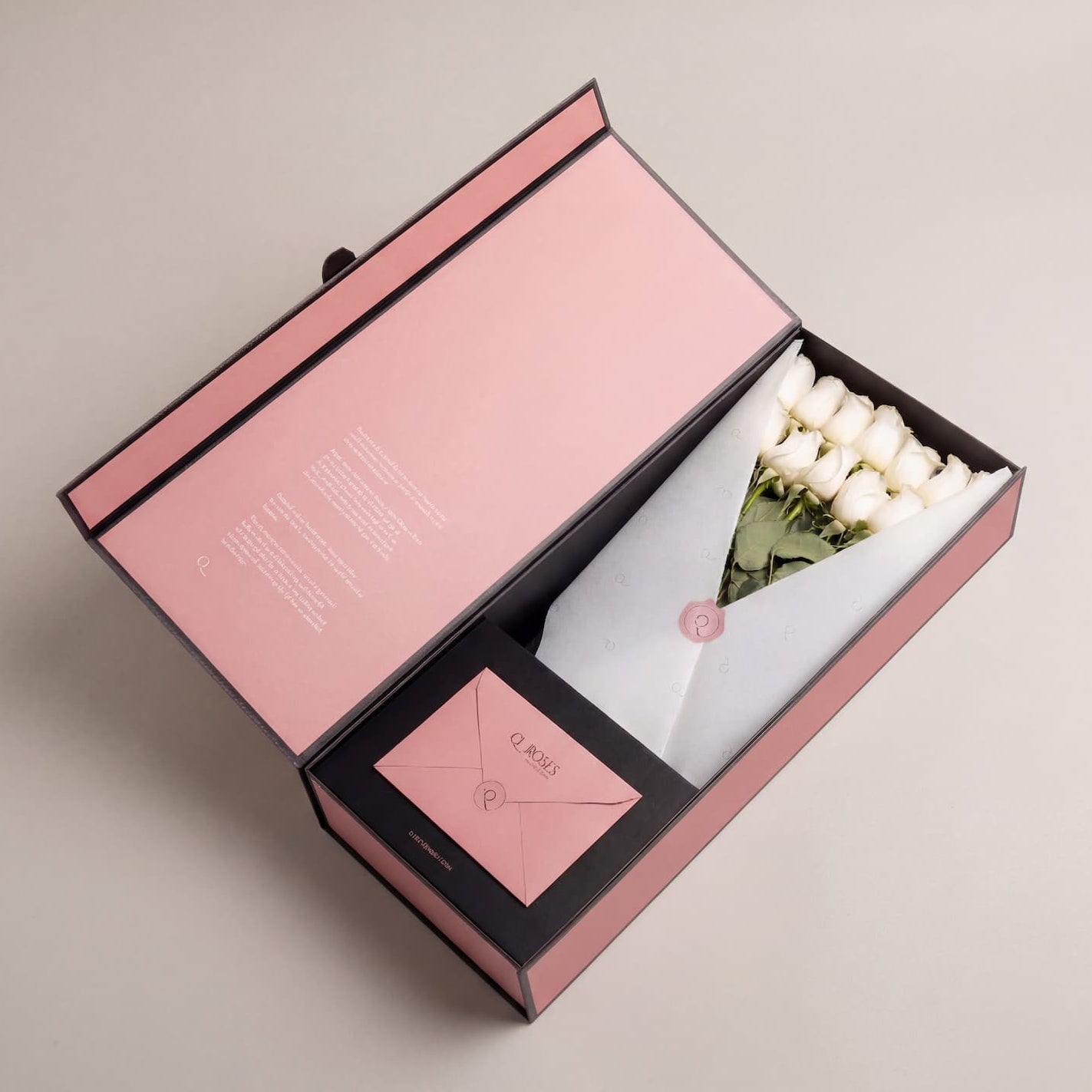 Caixa de 18 Rosas Brancas