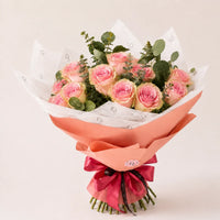 Premium Bouquet of Pink Roses