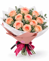 Ramo Premium de Rosas Durazno
