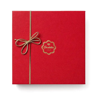 Buquê de Rosas Vermelhas e Chocolates Arcádia  - sortido premium 250g | QRoses 