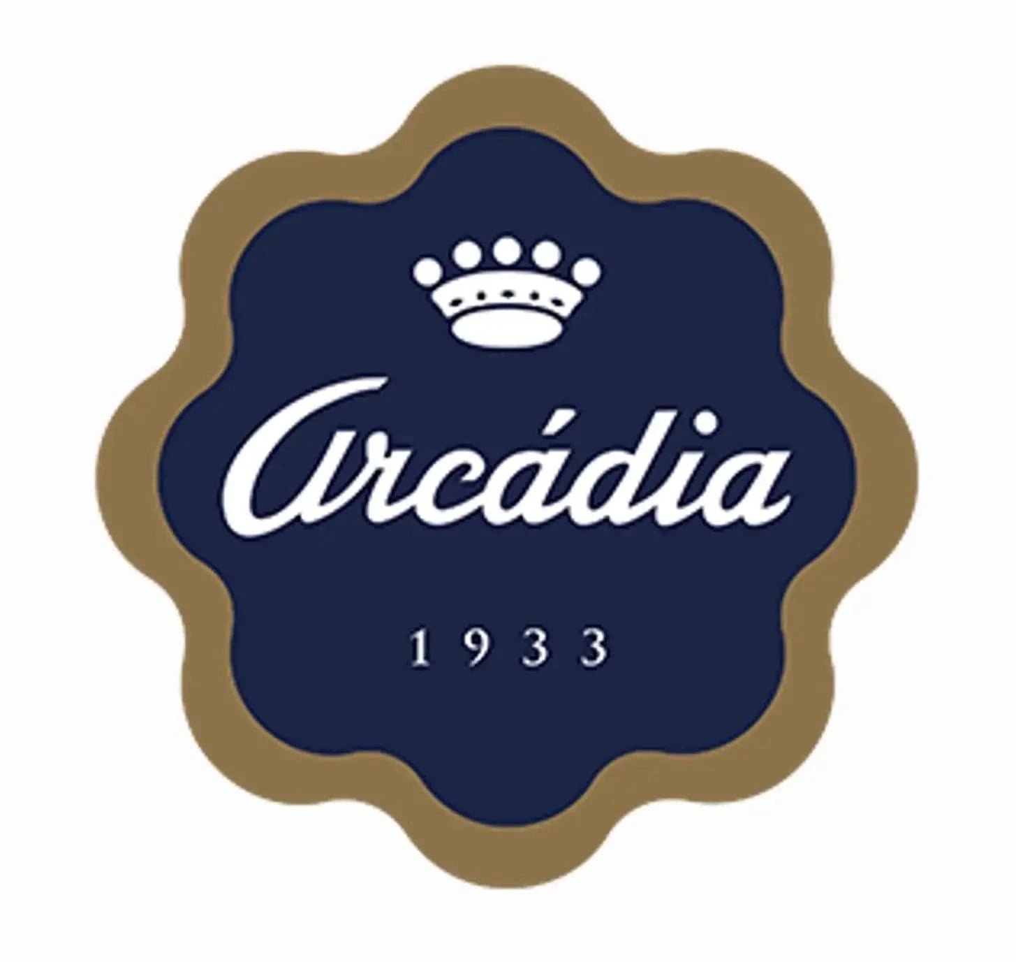 Logo da Arcádia apresentado como parceria premium da QRoses