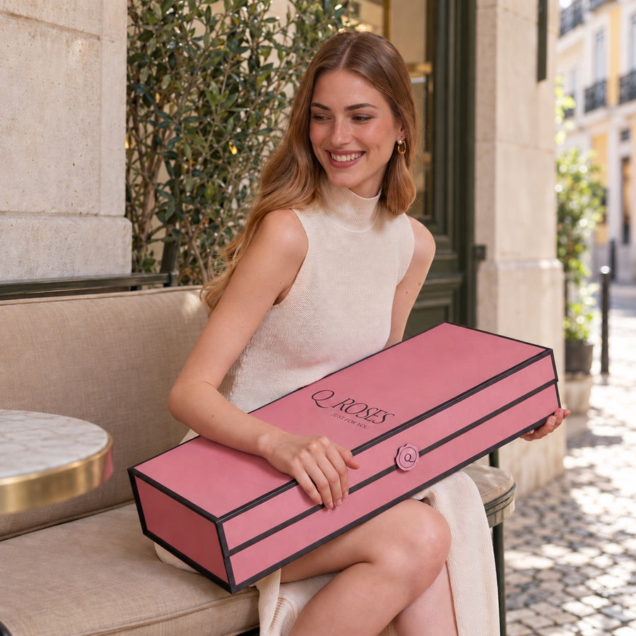 Caixa Signature de Rosas Vermelhas