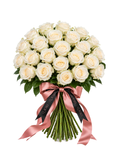 Ramo Elegance 25 — Rosas Brancas
