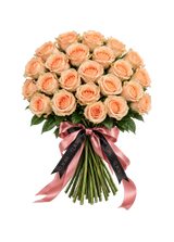 Ramo Elegance 25 — Rosas Durazno