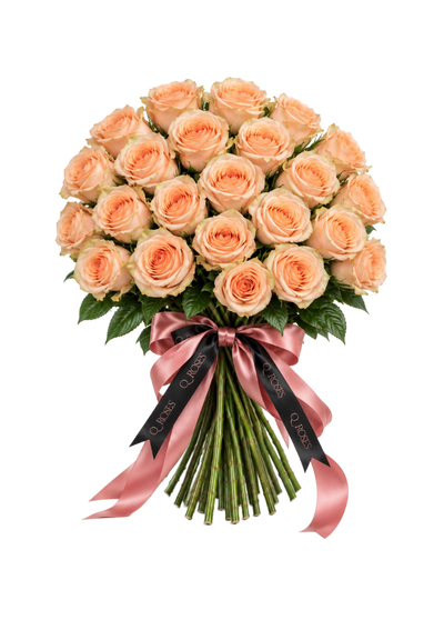 Ramo Elegance 25 — Rosas Pêssego