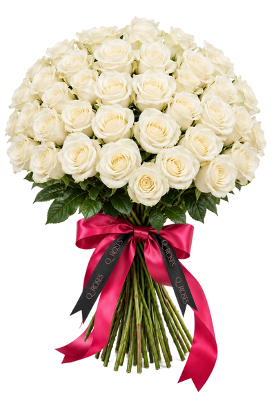 Ramo Elegance 50 — Rosas Brancas