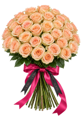 Ramo Elegance 50 — Rosas Durazno
